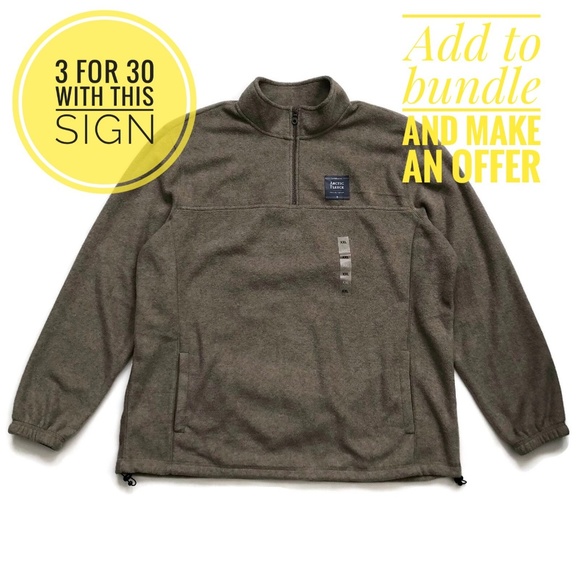 Croft & Barrow Pullover Artic Fleece Sweater New - Picture 6 of 6